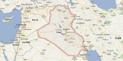 地図のイラク