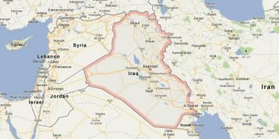 地図のイラク